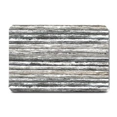 Striped Grunge Print Design Small Doormat  by dflcprintsclothing