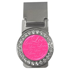 Pinklove Money Clips (cz)  by designsbyamerianna