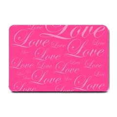 Pinklove Small Doormat  by designsbyamerianna