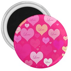 Heartsoflove 3  Magnets by designsbyamerianna