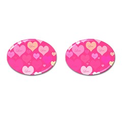 Heartsoflove Cufflinks (oval) by designsbyamerianna