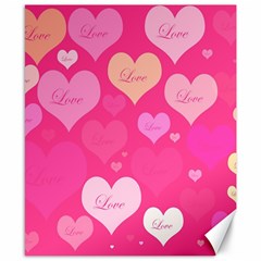 Heartsoflove Canvas 8  X 10  by designsbyamerianna