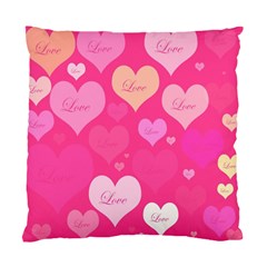 Heartsoflove Standard Cushion Case (two Sides) by designsbyamerianna