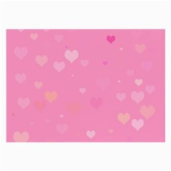 Pinkhearts Large Glasses Cloth by designsbyamerianna