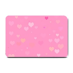 Pinkhearts Small Doormat  by designsbyamerianna