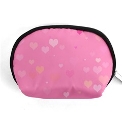 Pinkhearts Accessory Pouch (medium) by designsbyamerianna