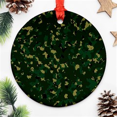 Greencamo Ornament (round) by designsbyamerianna