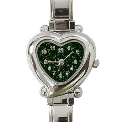 Greencamo Heart Italian Charm Watch by designsbyamerianna