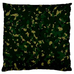 Greencamo Large Cushion Case (one Side) by designsbyamerianna