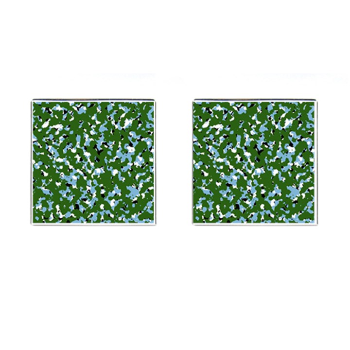 Greencamo1 Cufflinks (Square)