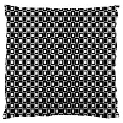 Black And White Boxes Standard Flano Cushion Case (one Side) by designsbyamerianna