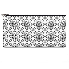 Black And White Patterned Backgroun Pencil Cases by designsbyamerianna