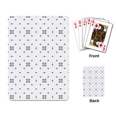 Bw Pattern Iii Playing Cards Single Design (rectangle) by designsbyamerianna