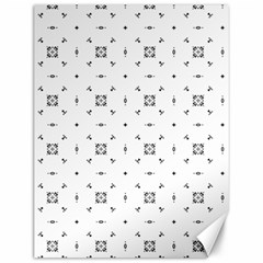 Bw Pattern Iii Canvas 12  X 16  by designsbyamerianna