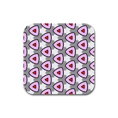 Patterns Seamlessly Texture Rubber Square Coaster (4 Pack)  by Bajindul