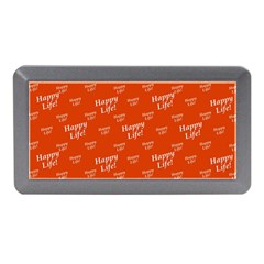 Motivational Happy Life Words Pattern Memory Card Reader (mini) by dflcprintsclothing