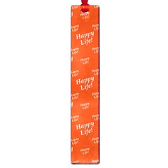 Motivational Happy Life Words Pattern Large Book Marks