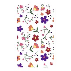 Flowers On A White Background              Memory Card Reader (rectangular) by LalyLauraFLM