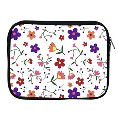 Flowers On A White Background             Apple Ipad 2/3/4 Protective Soft Case by LalyLauraFLM