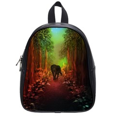 The Lonely Wolf In The Night School Bag (small)