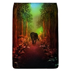 The Lonely Wolf In The Night Removable Flap Cover (l) by FantasyWorld7