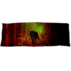 The Lonely Wolf In The Night Body Pillow Case Dakimakura (two Sides) by FantasyWorld7