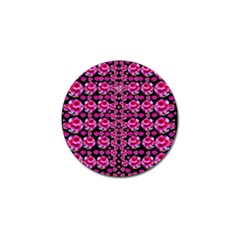 Floral To Be Happy Of In Soul And Mind Decorative Golf Ball Marker by pepitasart