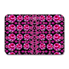 Floral To Be Happy Of In Soul And Mind Decorative Plate Mats by pepitasart