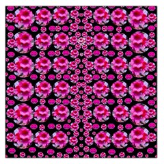 Floral To Be Happy Of In Soul And Mind Decorative Large Satin Scarf (square) by pepitasart