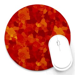 Fall Round Mousepads by designsbyamerianna