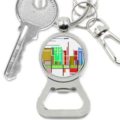 Business Finance Statistics Graphic Bottle Opener Key Chain by Simbadda