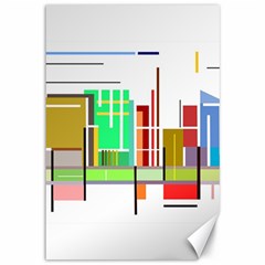 Business Finance Statistics Graphic Canvas 12  X 18  by Simbadda