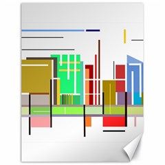 Business Finance Statistics Graphic Canvas 18  X 24  by Simbadda