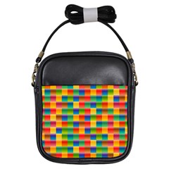 Background Colorful Abstract Girls Sling Bag by Simbadda