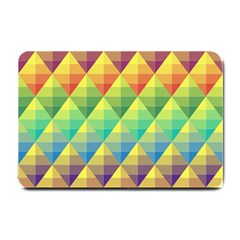 Background Colorful Geometric Small Doormat  by Simbadda