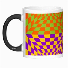 Pop Art Orange Background Morph Mugs by Simbadda