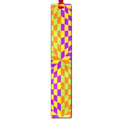 Pop Art Orange Background Large Book Marks by Simbadda