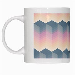 Seamless Pattern Background Block White Mugs by Simbadda