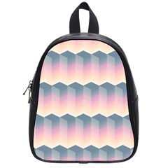 Seamless Pattern Background Block School Bag (small)