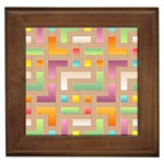 Abstract Background Colorful Framed Tiles Front