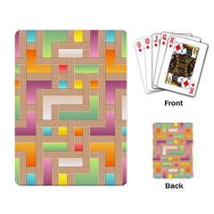 Abstract Background Colorful Playing Cards Single Design (Rectangle)