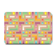 Abstract Background Colorful Small Doormat 