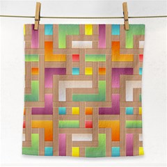 Abstract Background Colorful Face Towel