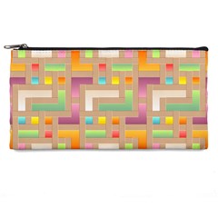 Abstract Background Colorful Pencil Cases