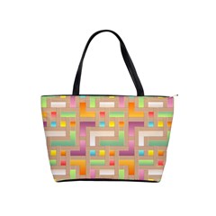 Abstract Background Colorful Classic Shoulder Handbag