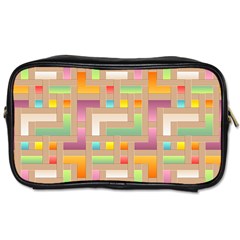 Abstract Background Colorful Toiletries Bag (Two Sides)