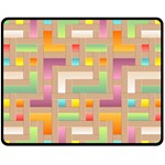 Abstract Background Colorful Fleece Blanket (Medium)  60 x50  Blanket Front