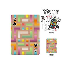 Abstract Background Colorful Playing Cards 54 Designs (Mini)