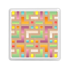 Abstract Background Colorful Memory Card Reader (Square)