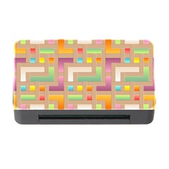 Abstract Background Colorful Memory Card Reader with CF